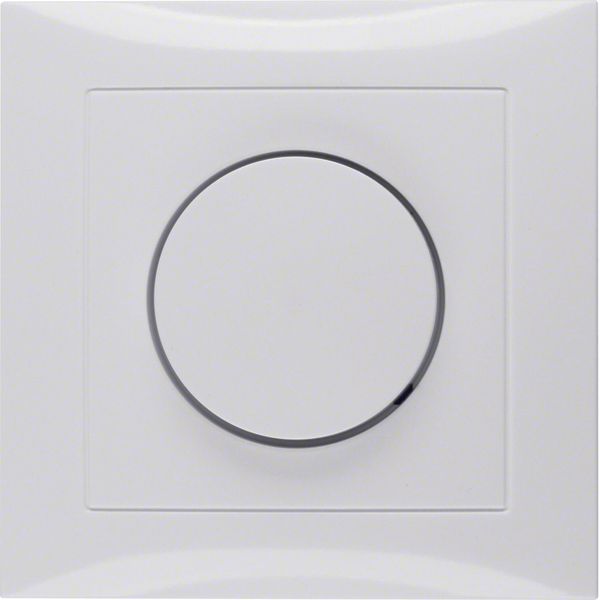 Cover plate f. rot. dimmer/rot. potentiometer, setting knob, S.1, p.wh image 3
