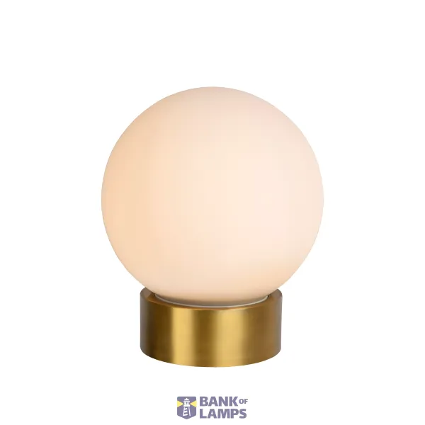 Lucide JORIT - Table lamp - Ø 20 cm - 1xE27 - Opal image 1