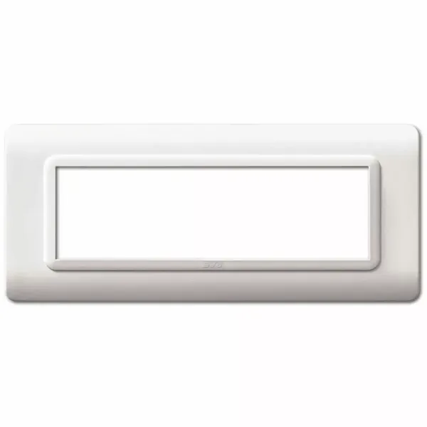 44 MOULDED FR.PLATE WHITE        7M image 1