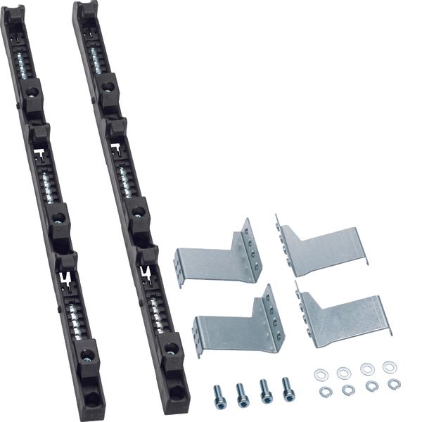 Busbar carrier,universN,3 pole, 185 mm, Cu max. 100 / 10 mm, f. uprigh image 1