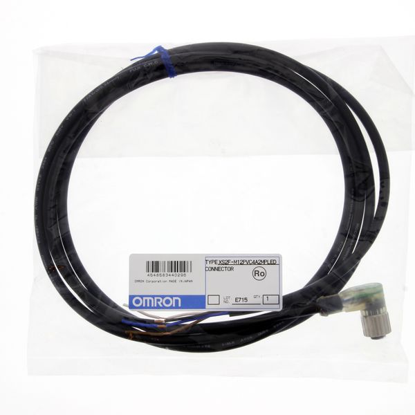 Sensor cable, M12 right-angle socket (female), 4-poles, A coded, PVC f XS2F0731G image 4