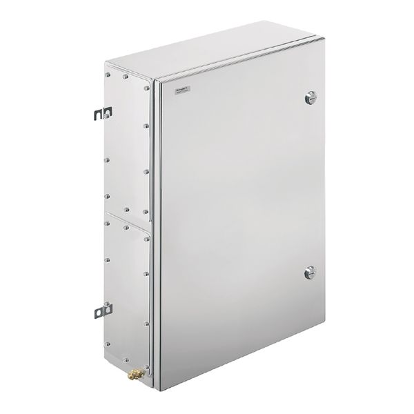 Klippon TB QL (Terminal Box - Quarter Lock), Empty enclosure, stainless steel enclosure, Height: 762 mm, Width: 508 mm, Depth: 150 mm, Material: Stainless steel 1.4404 (316L), electropolished, silver image 2