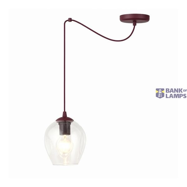 LEVEL 1 BURGUNDY TRANSPARENT image 1