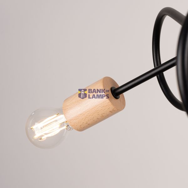 EMBER 3 BLACK CHANDELIER 3XE27 image 4