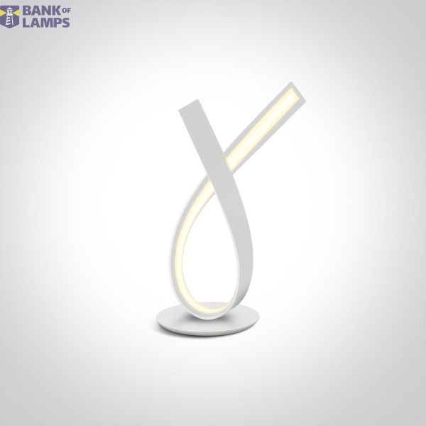 WHITE LED TABLE LAMP 10W WW IP20 230V image 1