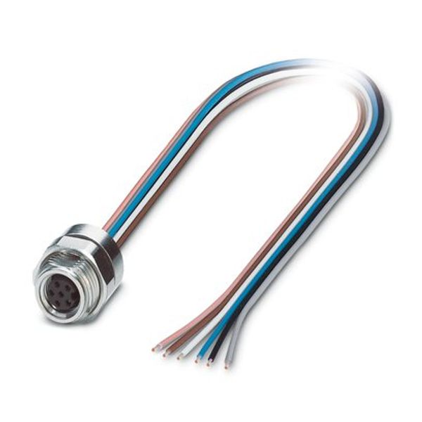 SACC-DSI-M 8FS-6CON-M12/0,5 - Device connector, rear mounting image 1