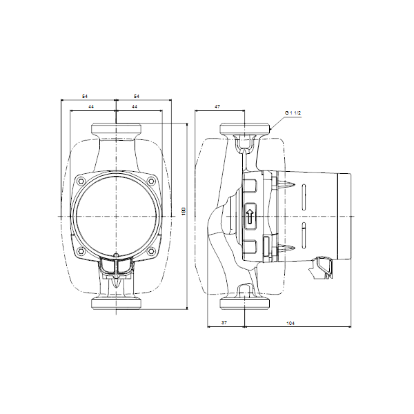 Drinking water circulator pump ALPHA1 25-60 N 180 1x230V 50Hz 6H image 3