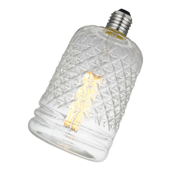 LED Crystal G90 E27 6W 2200K CL DIM image 1