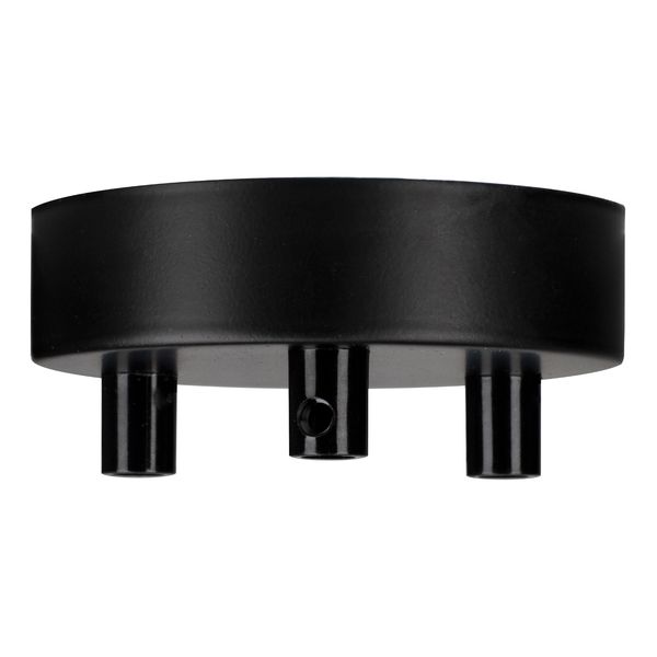 Ceiling Cup Metal Black Multi-Cord 3 image 1