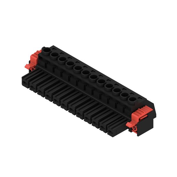 PCB plug-in connector, female plug, 7.62 mm, Number of poles: 12, 180°, Clamping yoke connection, Clamping range, max. : 10 mm², Box image 2