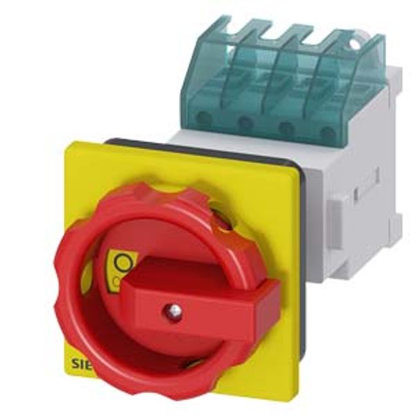 SENTRON, Switch disconnector 3LD, emergency switching-off switch, 3- pole, Iu: 16 A image 1