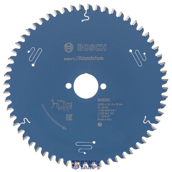 Circular saw blade Expert for Aluminium 200 x 30 x 2,8 mm, 60 image 1