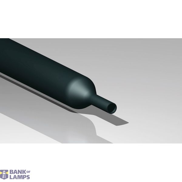 Heat shrink tube Box 26.0/12.5 mm, 3.3m, thin-walled, black image 1