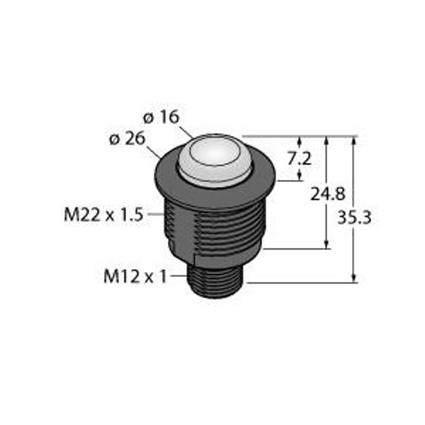 LED Signal Light Beacon   S22L2SRGB7Q image 2