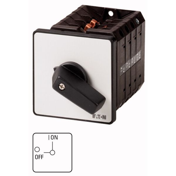 T5-4-15682/E On-Off switch, 6 pole + 1 N/O + 1 N/C, 100 A, 90 °, flush mounting image 1