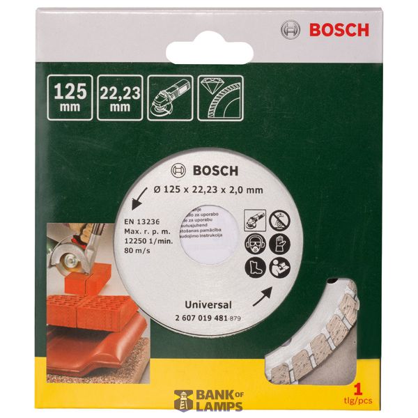 Diamond Cutting Disc ECO For Universal, 125x22.23x2.0 mm image 1