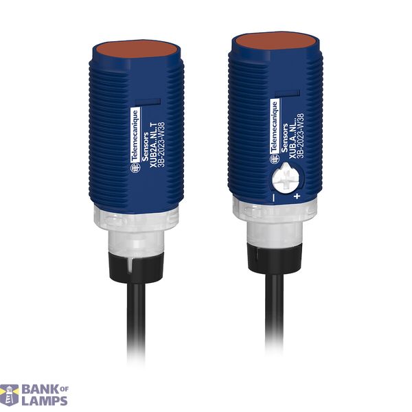 PHOTOELECTRIC SENSOR CYLINDRICAL PLASTIC THRU BEAM SYSTEM SN15M PNP NO image 2