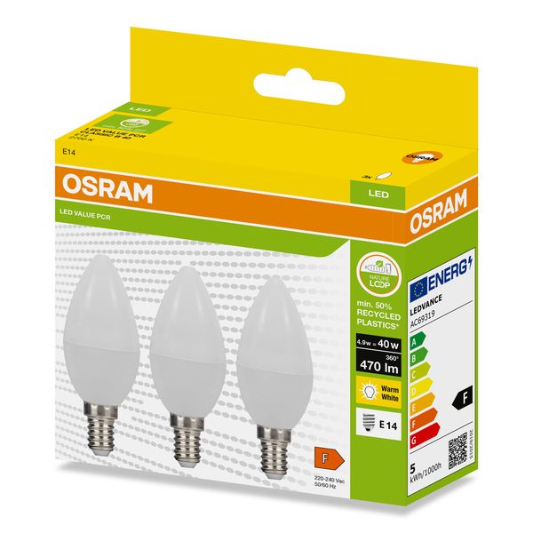 LEDPCRCLB40 4,9W/827 230VFR E14 FS3OSRAM image 2