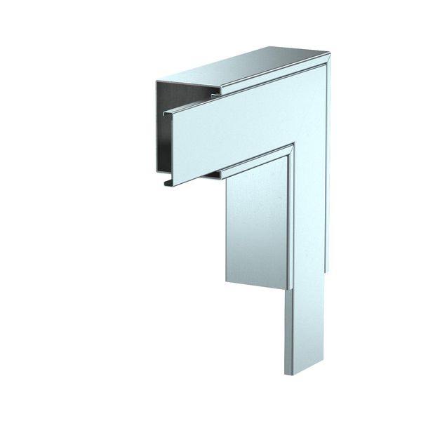 PLM FA 0810 FS Flat angle with fire protection mesh 350x350x80 image 1