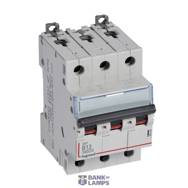 MCB - DX³ 6000 - 10 kA - 3P - 400 V~ - 13 A - B curve image 2