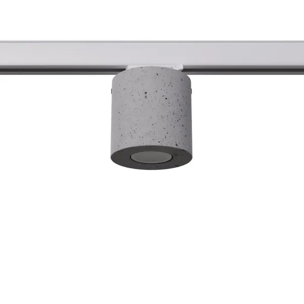 3-PHASE RAIL CEILING LAMP ORBIS CONCRETE GU10 WHITE image 1