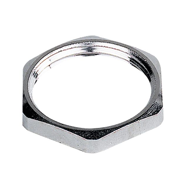 NTBN-M32 zilverkleurig  Metalen contramoer metrisch image 1