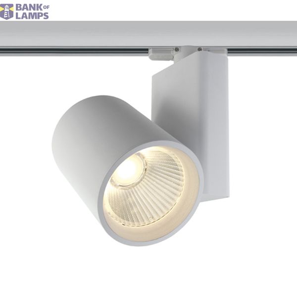 WHITE COB 42W WW TRACK SPOT 230V image 1
