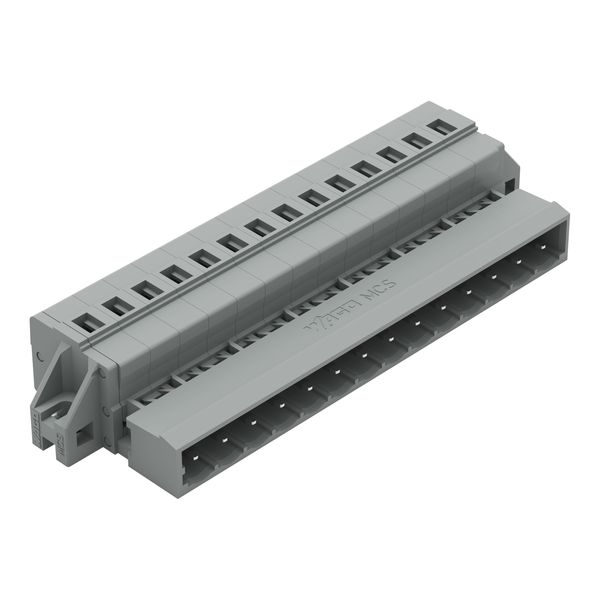 1-conductor male connector CAGE CLAMP® 2.5 mm² gray image 2