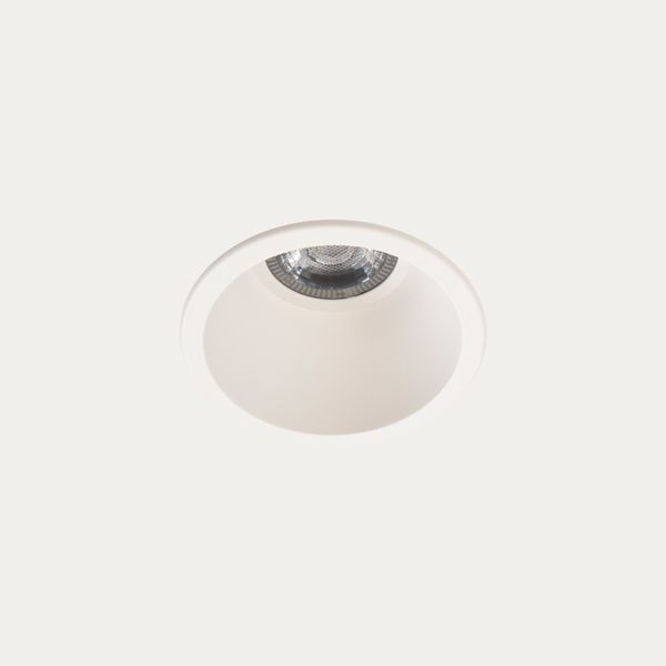 Downlight Lite ø88mm 6.7W LED warm-white 3000K CRI 80 32º PHASE CUT White IN IP20 / OUT IP54 662lm image 1