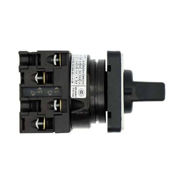 T0-2-15907/E Changeover switches, T0, 20 A, flush mounting, 2 contact unit(s), Contacts: 4, With spring-return from START, 45 °, momentary/maintained, AUTO-0-HAND image 18
