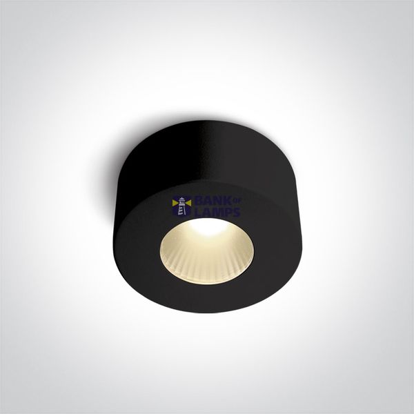 BLACK LED 7W WW 40deg 230V DIMMABLE image 1