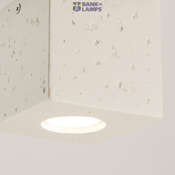 Ceiling lamp QUAD concrete beige image 7