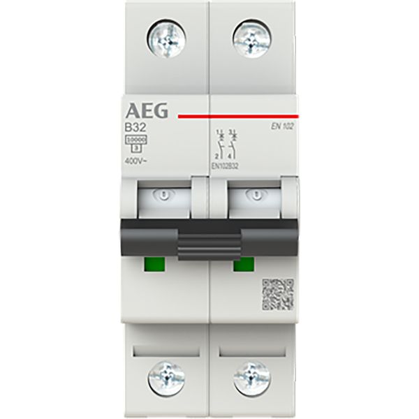 Circuit breaker 2P B Kar. 32A, 10kA image 1