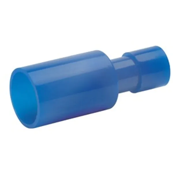Round plug, Ø 5 mm, L 25 mm, insulated, straight, blue, 1.5-2.5 mm², AWG 16-14, 1030V image 1