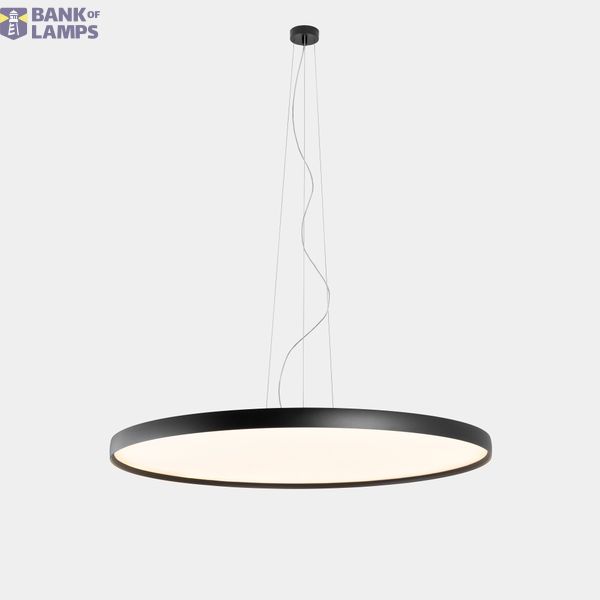 Pendant Luno Slim Pendant Extra Large 100.8W 4000K CRI 90 ON-OFF / DALI-2 Black IP20 10257lm image 1