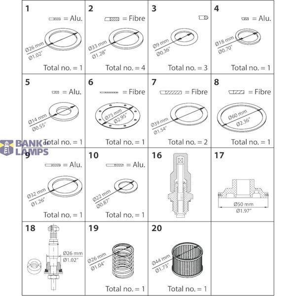 Overhaul kit, PM5 image 1