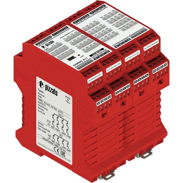 Programmable multifunction safety module, up to SIL 3, PLe, Category 4 - Gemnis series image 1