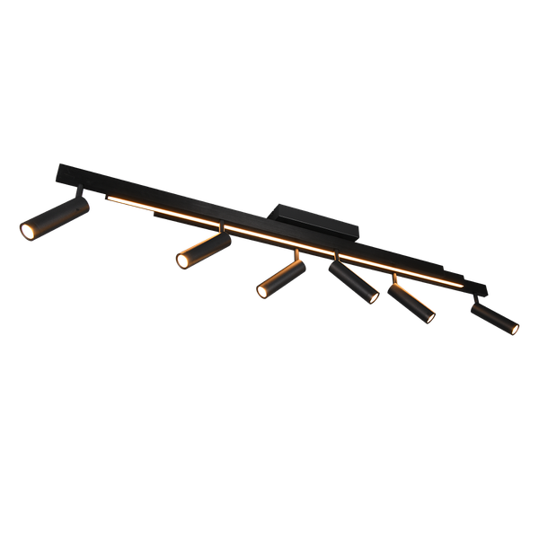 Zeno LED spot 6-pc matt black image 1