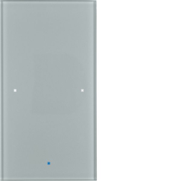 KNX glass sensor 1gang comf, intg bus coupling unit, KNX - TS sensor, image 1