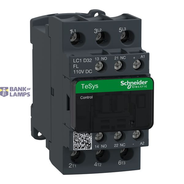 Contactor TeSys Deca LC1D32FL 3P 32A 230VAC Coil image 2