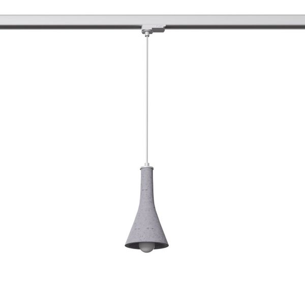 HANGING LAMP 3 PHASE REA BETON E14 3000K 7.5W 620LM WHITE image 1
