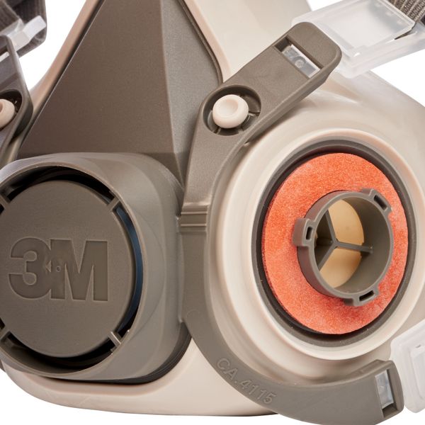 3M™ Reusable Half Mask Respirator, Small, 6100 image 2