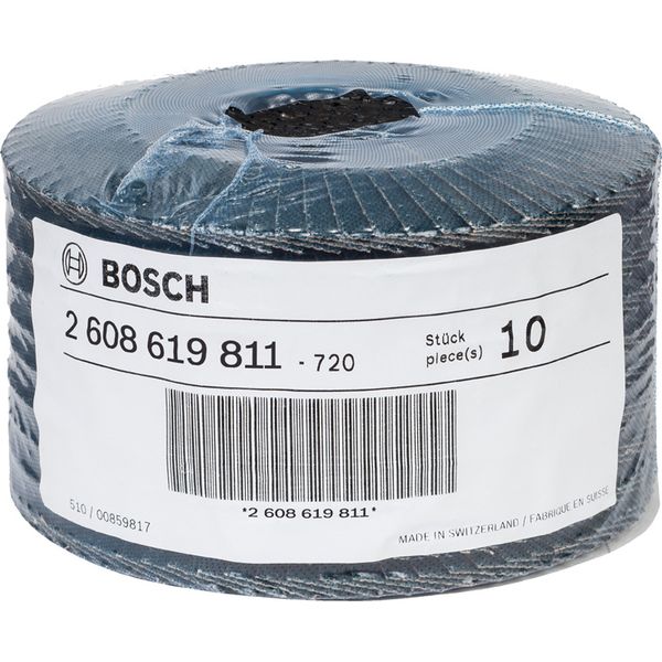 disc X551 Zirconia Grit 40 115mm plastic straight. Bosch Line image 1