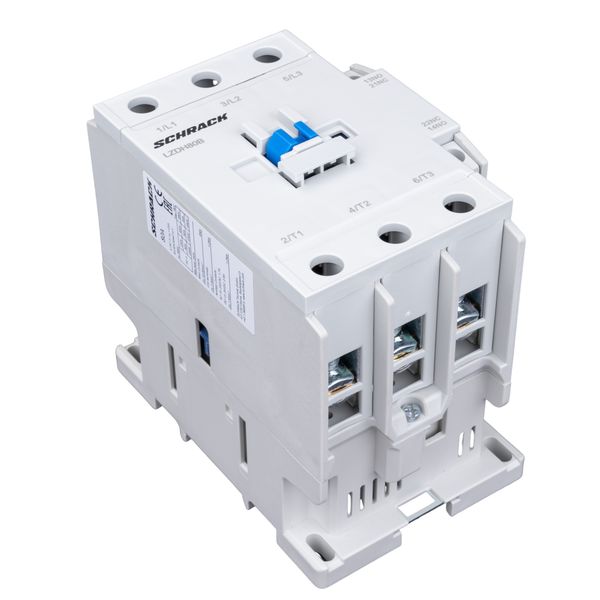 Contactor 3-pole, CUBICO High, 37kW, 80A, 1NO+1NC, 230VAC image 1