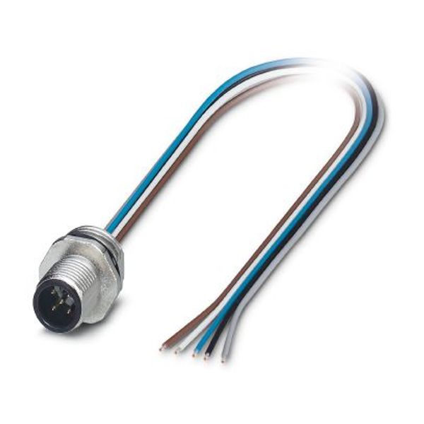 SACC-E-M12MS-5CON-PG9/1,0 - Device connector front mounting image 2