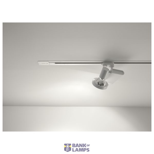 EUTRAC 3-circuit recessed track, white, 3m image 4