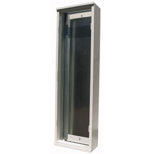 BP-F-400/17/3-F-W White floor standing distribution board, flexible surface mounting, W = 400 mm, H = 1760 mm, D = 300 mm image 1