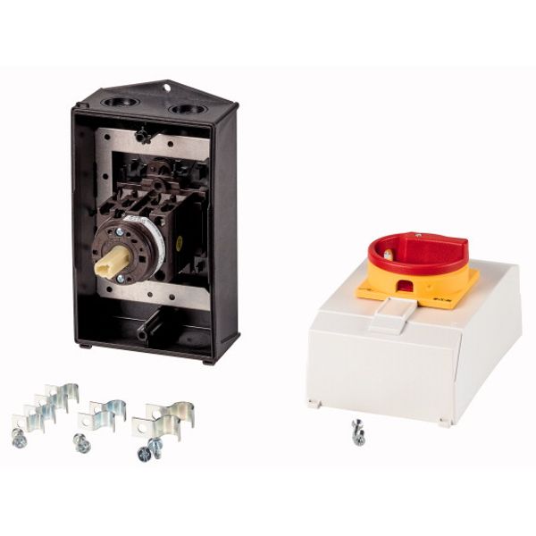 T0-3-15683/I2H/MBS/SVB Main switch, T0, 20 A, surface mounting, 3 contact unit(s), 3 pole, 2 N/O, 1 N/C, Emergency switching off function, Lockable in the 0 (Off) position, image 1