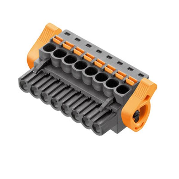 PCB plug-in connector, female plug, 5.00 mm, Number of poles: 10, 90°, PUSH IN with actuator, Clamping range, max. : 3.31 mm², Box image 1