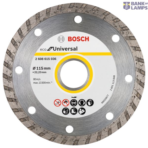 Diamond Cutting Disc ECO For Universal 180x22.23x2.2x7 image 1